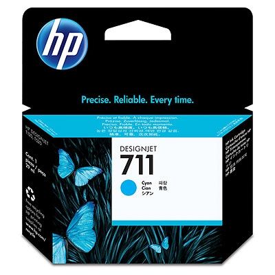 HP 711 original Ink cartridge CZ130A cyan standard capacity 29ml 1-pack