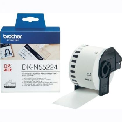 BROTHER DKN55224 paper roll endless withe 30 48m non-adhesive