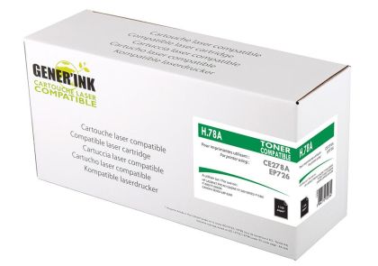 Toner Cartridge GENERINK CE278A/EP726, HP/CANON, Black