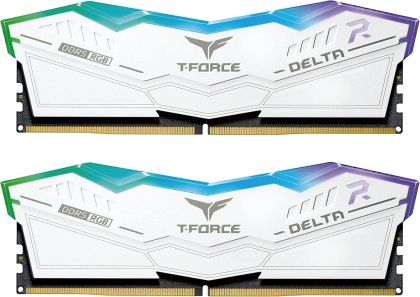 Memory Team Group T-Force Delta RGB White DDR5 32GB (2x16GB) 6000MHz CL38