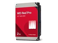 WD Red Pro 2TB SATA 6Gb/s 64MB Cache Internal 8.9cm 3.5inch 24x7 7200rpm optimized for SOHO NAS systems 1-24 Bay HDD Bulk