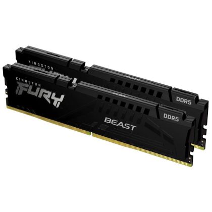 Памет Kingston FURY Beast Black 32GB(2x16GB) DDR5 6000MHz KF560C36BBEK2-32