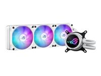 ASUS ROG Strix LC III 360 ARGB WHT all-in-one CPU liquid cooler with 360 rotatable water block Premium ROG ARGB fans