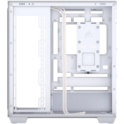 Turn mediu din sticlă temperată Corsair 3500X, alb, EAN: 0840006686040