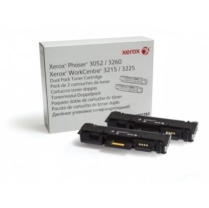 Consumable Xerox Phaser 3052, 3260/ WorkCentre 3215, 3225 Dual Pack Toner Cartridge