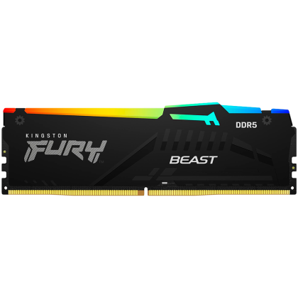 Kingston 64GB 6000MT/s DDR5 CL36 DIMM (Kit of 2) FURY Beast RGB EXPO, EAN: 740617331882