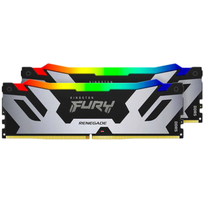 Kington DRAM 32GB 8000MT/s DDR5 CL38 DIMM (Kit of 2) FURY Renegade RGB XMP