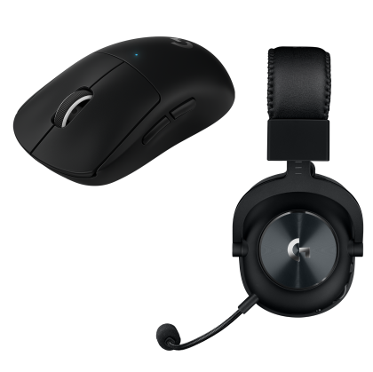 Бъндъл Геймърска мишка Logitech G Pro X Superlight и Слушалки Logitech G Pro