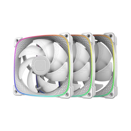 Geometric Future Fan Pack 3-in-1 - Squama 2503W White