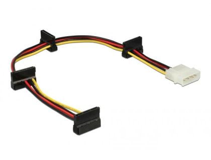 Кабел Power Molex 4 Pin  > 4 x SATA 15 Pin, 40cm