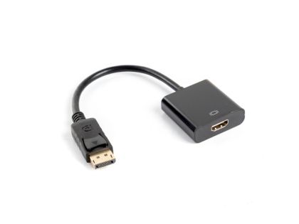 Adaptor port de afișare adaptor Lanberg (m) -> HDMI (f), cablu 10cm