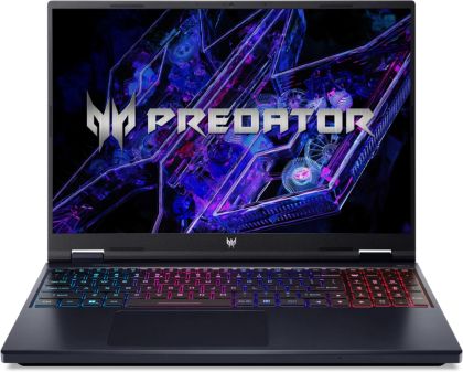 Лаптоп Acer Predator PH16-72-98FN, Intel Core i9-14900HX (up to 5.80GHz, 36MB), 16"WQXGA (2560x1600) IPS 240Hz, 16GB DDR5 5600MHz, 1024GB PCIe NVMe SED SSD, RTX 4080 12GB GDDR6, Killer Wi-Fi 6AX 1650i, BT, MicroSD reader, Backlit KB, Win 11 Home, Black