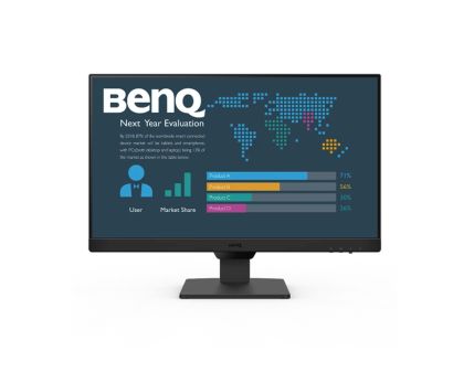 Monitor BenQ BL2490, 23.8" IPS, GtG 5ms, Business Monitor, 1920x1080 FHD, 100Hz, 99% sRGB, 1300:1, Eye Care Reminder, Flicker-free, LBL+, B.I. Gen 2, 20M:1 DCR, 8 bit, 250cd /m2, 2xHDMI, DP, Sp.2x2W, Headphone jack, Line In, Tilt, Vesa, ES