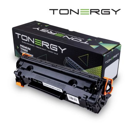 Tonergy Compatible Toner Cartridge HP 35A CB435A CANON CRG-712 Black, 1.5k