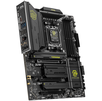 MSI MAG X870 TOMAHAWK WIFI, ATX,Socket AM5, AMD Tyzen 9000, Dual Channel DDR5 up to 8400+(OC)MHz, 3x PCIe x16 slots, 4x M.2 slot, 4xUSB 2.0, 3xUSB 5Gbps A, 2xUSB 10Gbps A, 1xUSB 10 Gbps C, 2xUSB 40Gbps C,1x HDMI, 2xDP, 5G LAN, 7.1 Audio, 3y warranty