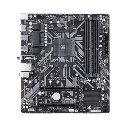 Дънна платка GIGABYTE B450M DS3H WIFI, Socket AM4, rev 1.5