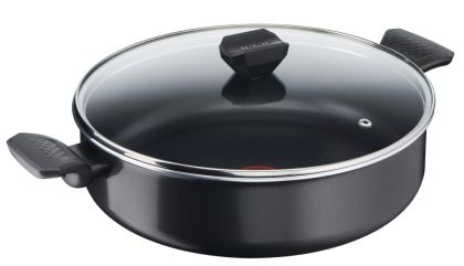 Тиган Tefal B5677253, Simply Clean Shallowpan 28 with lid