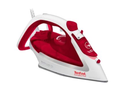 Ютия Tefal FV5717E0, Easygliss Plus, red, 2500W - 45g/min - shot 195g/min - Antidrip smart technology - water tank 270 ml - Durilium AirGlide