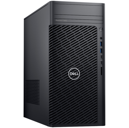 Dell Precision 3680 Tower, Intel Core i7-14700 (20C, 28T, 33MB Cache, up to 5.4GHz), 16GB (2x8GB) DDR5, 512GB M.2 SSD, Intel Integrated Graphics, no WiFi, Mouse + BG KBD, Win 11 Pro, 3Y ProSupport