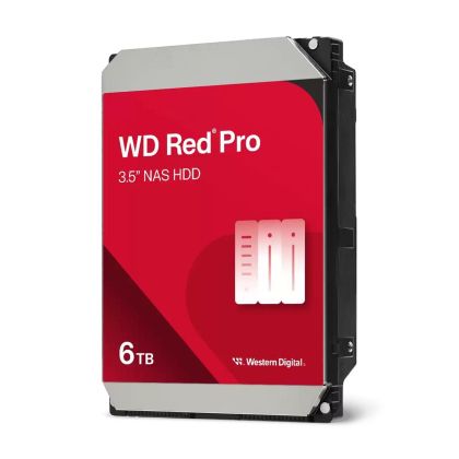 Хард диск WD Red Pro, 6TB NAS, 3.5", 256MB, 7200RPM, WD6005FFBX