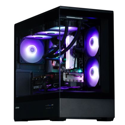 Zalman Case mATX - P30 Black - aRGB, Tempered Glass