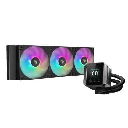 DeepCool водно охлаждане Water Cooling MYSTIQUE 360 ARGB - LCD Screen