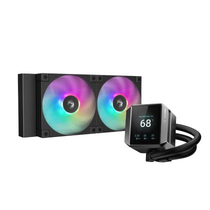 DeepCool Water Cooling MYSTIQUE 240 ARGB - LCD Screen