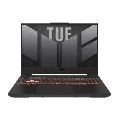 Лаптоп Asus TUF A15 FA507NUR-LP080, AMD Ryzen 7 7435HS  3.1GHz (20MB Cache, up to 4.55GHz, 8 cores, 16 Threads), 15" FHD(1920 x 1080) 16:9,16GB DDR5 ,1TB  PCIe 4.0,RTX 4050 6GB GDDR6, Wi-Fi 6(802.11ax)Backlit Chiclet Keyboard 1-Zone RGB, no OS, Mecha Gray