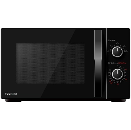 Microwave oven, volume 20L, mechanical control, 800W, black