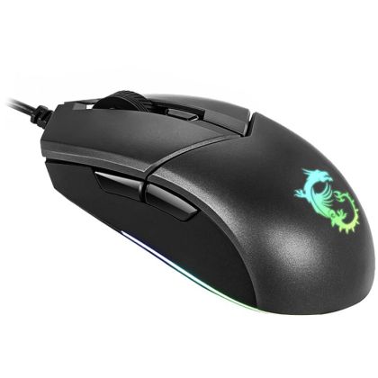 MSI CLUTCH GM11 Gaming Mouse, 89g (without cable), PixArt PMW-3325 Optical Sensor - 5000 DPI, RGB, OMRON Swtiches Rated for 10 Million Clicks, DPI Switch, 6 Programmable Buttons