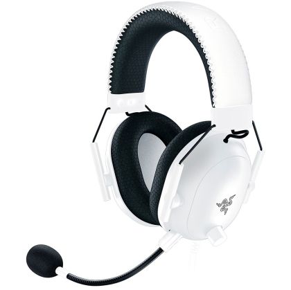 Razer BlackShark V2 X - White, 12 Hz – 28 KHz Frequency Response, 32 Ω (1 kHz) Impedance, Razer TriForce Driver, Breathable memory foam, Advanced passive noise cancellation, Analog 3.5 mm Connection, 100 Hz – 10 kHz Microphone Frequency, 1.3 m