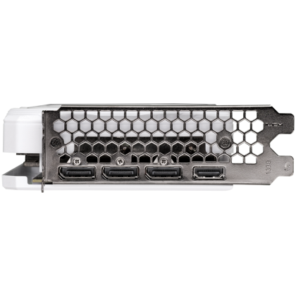 Palit RTX 4060Ti White 8GB GDDR6, 128 bits, 2310/2535 Mhz, 1x HDMI 2.1a, 3x DP 1.4a, two fan, 1x 8-pin Power connector, recommended PSU 650W, NE6406T019P1-1048L