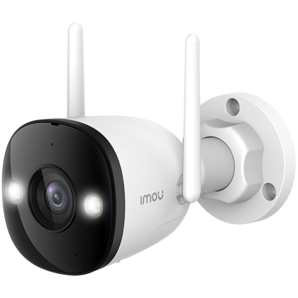 Imou Bullet 3, Smart full color night vision Wi-Fi IP camera, 3MP, 1/2.8" progressive CMOS, H.265/H.264, 2.8mm lens, FOV 104°, IR up to 30m, 8x digital zoom, 1x RJ45, micro SD up to 256GB, Built-in Mic & Speaker, 110dB Siren and spotlight