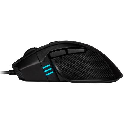 Corsair IRONCLAW RGB, FPS/MOBA Gaming Mouse, Black, Backlit RGB LED, 18000 DPI, Optical (EU Version)