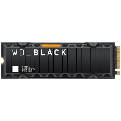 WD Black 1TB SN850X NVMe SSD Supremely Fast PCIe Gen4 x4 M.2 with heatsink internal single-packed