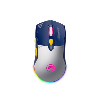 Marvo безжична геймърска мишка Wireless Gaming Mouse Duke 55 White G803W WB - 4800dpi, 2.4G, Bluetooth