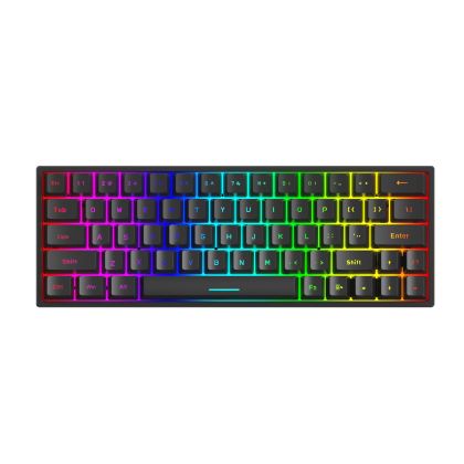 Marvo безжична механична геймърска клавиатура Wireless Gaming Mechanical keyboard Shogo 63W - KG955W - Bluetooth 5.0, 2.4G