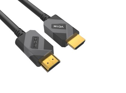 VCom HDMI v2.1 M / M 2.0m  - 8K Dolby Vision HDR, Black/Grey - CG805-2.0m