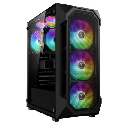 Gamdias Case ATX - AURA GC1 Elite - Mesh, RGB, Tempered Glass