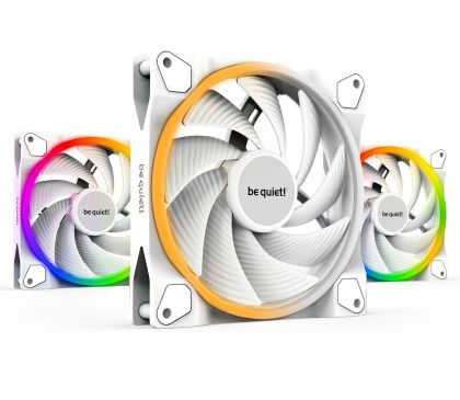 be quiet! комплект вентилатори Fan Pack 3-in-1 3 x 140mm - LIGHT WINGS White 140mm PWM high-speed Triple-Pack