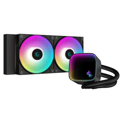 DeepCool Water Cooling LS520 SE - Addressable RGB, Infinity mirror design - LGA1700/AM5