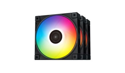 DeepCool Fan Pack 3-in-1 3x120mm - FC120 Black, Addressable RGB