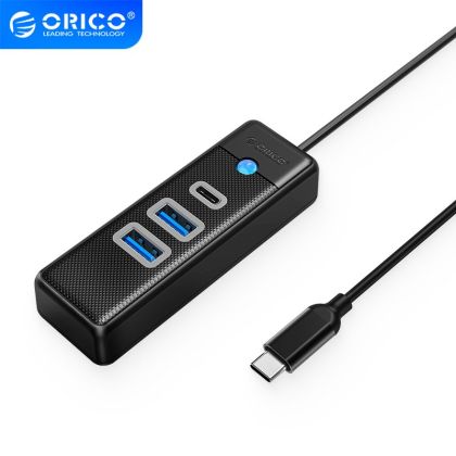 Orico HUB USB3.1 3 port - 2 x USB3.0, 1 x Type C, Black - PWC2U-C3-015-BK