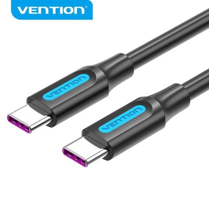 Vention USB 2.0 Type-C to Type-C - 1.5M Black 5A Fast Charge - COTBG