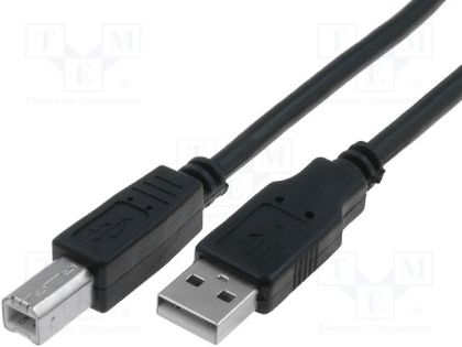 VCom Kablosu USB 2.0 AM / BM Siyah - CU201-B-1.8m