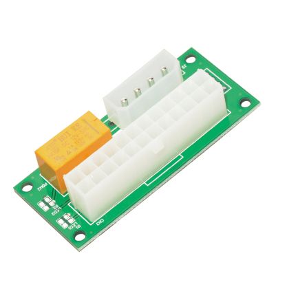 İki güç kaynağı için Makki Senkronizatörü Madencilik ATX 24Pin'den Molex 4Pin Çift PSU Güç Kaynağı Senkronizasyon Başlatıcı - MAKKI-ADD2PSU