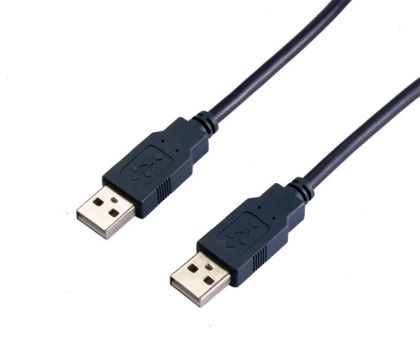 VCom USB 2.0 AM / AM Black - CU203-B-2m