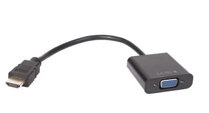 VCom Адаптер Adapter HDMI M to VGA F - CG591-B-0.15m