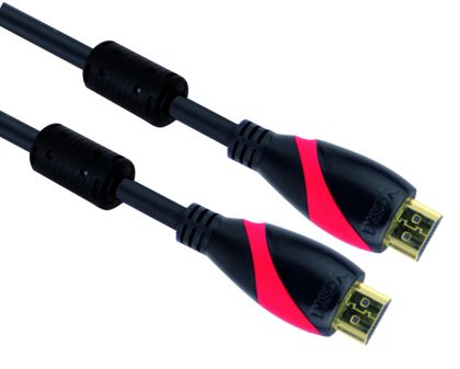 VCom Kablosu HDMI M / M Ultra HD 4k2k Altın +2 Ferrit v1.4 ethernet 3D - CG525D-3m