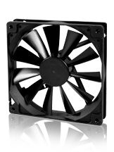 Evercool Fan 140x140x25 2Ball (900 RPM) EC14025LL12BA